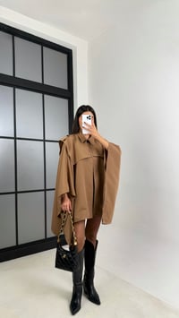 Vizon Premium Tasarım Panço Trençkot GAUS-00156GAUSTRENÇKOTGAUS-00156