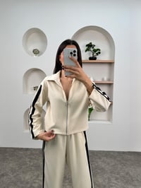 Ena Taş Çizgili ZR Model Fermuarlı TakımGausTAKIMGU00903698