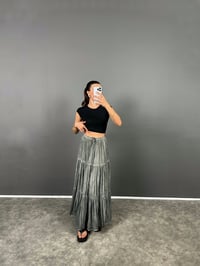 Sed Eskitme Haki Beli İp Lastikli Fırfırlı Uzun EtekGausETEKGU008656