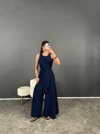 Brasil Lacivert Kuşaklı Cepli TulumGausTULUMGU007973