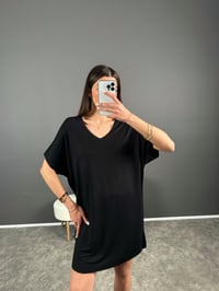 Cod Siyah Basic Salaş Elbise GausELBİSEGU007226
