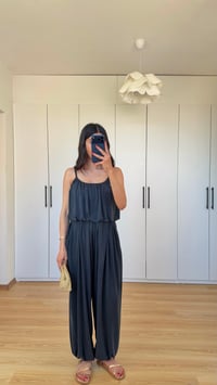 Füme OYS Model Crop Üst Pantolon İkili Modal Kumaş Takım GAUS-01602GAUSTAKIMGAUS-01602
