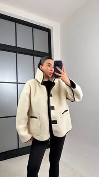 Siyah Çift Taraflı İçi Kürklü Mont GAUS-01008GAUSMONTGAUS-01008