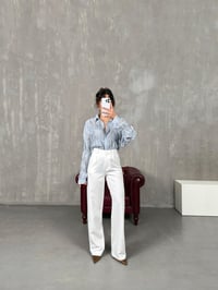 Tesa Beyaz Palazzo PantolonGausPANTOLONGU100616