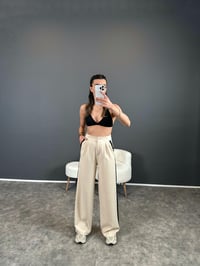 GK Taş Şeritli Palazzo PantolonGausPANTOLONGU004458