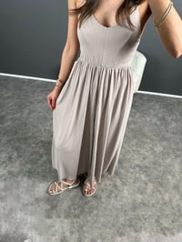 Valona Premium Bej Modal Kumaş TulumGausTULUMGU007071