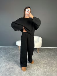 Kylie Siyah Teddy Buklet İkili TakımGausTAKIMGU002414