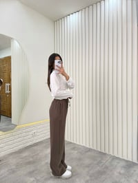 Kahve Beli Lastikli Cepli Tensel Pantolon Gaus00314GausPANTOLONGU1001720