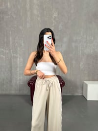 Taş Şeritli Modal Kumaş Eşofman Altı Gaus00180GausEŞOFMANGU1001422