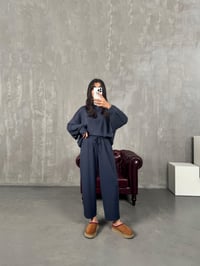 Serge Antrasit Oys Kumaş Oversize İkili Takım GausTAKIMGU00903806