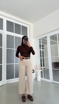 Krem ZR Model Kemerli Jean GAUS-02071GAUSPANTOLONGAUS-02071