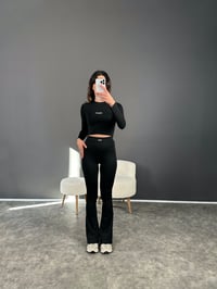 New Siyah Şardonlu Baskılı İkili Takım GausTAKIMGU004195