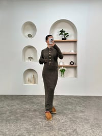 Lilya Kahve Triko Hırka Etek TakımGausTAKIMGU00903541