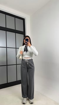 Antrasit Çift Bel Detaylı ZR Model Pantolon GAUS-00832GAUSPANTOLONGAUS-00832