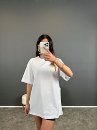 Now Beyaz Oversize TshirtGausTSHIRTGU004622