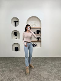 Boon ZR Model Buz Mavisi Kesik Paça JeanGausDENİM PANTOLONGU008974