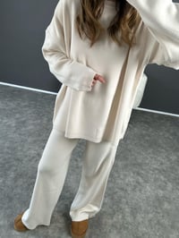 Ekru Pinterest Triko TakımGausTAKIMGU002815