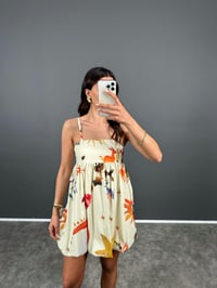 Polly Desenli Balon ElbiseGausELBİSEGU008366