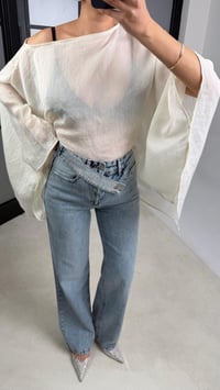 Mavi Taş Kemer Detaylı Premium Jean GAUS-01299GAUSDenim PantsGAUS-01299
