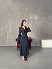 Kris Antrasit Halka Detaylı ElbiseGausELBİSEGU00904240