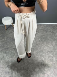 RYN Premium Keten Kemerli Pantolon GausPANTOLONGU008491