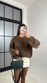 Kahve Örgü Kazak GAUS-00129GAUSKAZAKGAUS-00129