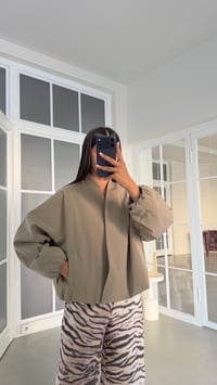 Haki Kruvaze Astarlı Reglan Mont GAUS-01905GAUSPuffer JacketsGAUS-01905