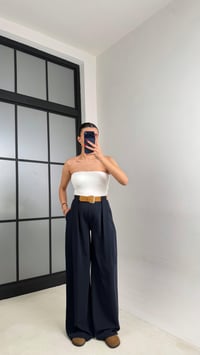 Lacivert Kemerli Tasarım Premium Pantolon GAUS-00993GAUSPANTOLONGAUS-00993