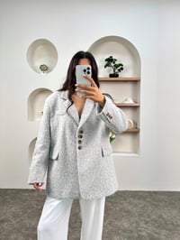 Garni Gri Kırçıklı Kaşe KabanGausKABANGU00903407