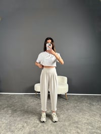 Wulf Taş Modal Kumaş Şalvar PantolonGausPANTOLONGU004280