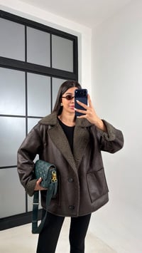 Haki İçi Kürk Detaylı Cepli Süet Mont GAUS-00631GAUSMONTGAUS-00631