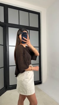 Krem Kemerli Kot Etek GAUS-01475GAUSETEKGAUS-01475