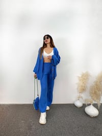 Açelya Mavi Triko İkili Takım GausTAKIMGU00687