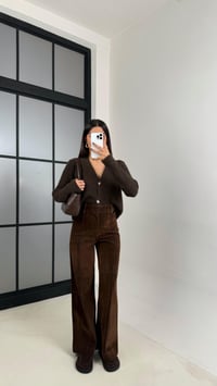 Kahve Kadife Pantolon GAUS-00331GAUSPANTOLONGAUS-00331