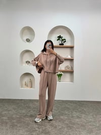 Pia Vizon Oys Modal Kumaş Kapüşonlu TakımGausTAKIMGU00903500