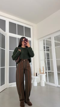 Kiremit ZR Model Şeritli Jean GAUS-02374GAUSDENİM PANTOLONGAUS-02374