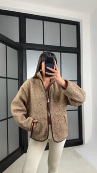 Kahve Cepli Polar Hırka GAUS-01177GAUSHIRKAGAUS-01177