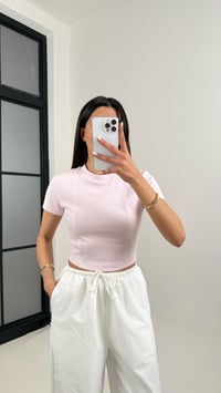 Pembe Kısa Kol MD Muadil Basic Tshirt Gaus00360GausTSHIRTGU1001832