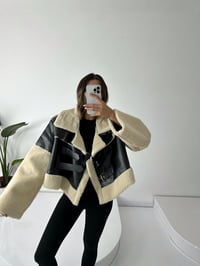 Alexa Siyah Deri Kürklü MontGausMONTGU002139