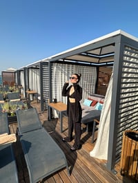 Antonina Siyah Piliseli Üçlü TakımGausTAKIMGU001730
