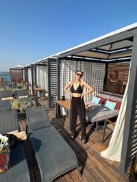Antonina Siyah Piliseli Üçlü TakımGausTAKIMGU001730
