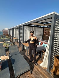 Antonina Siyah Piliseli Üçlü TakımGausTAKIMGU001730