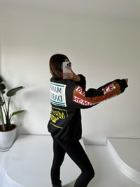 Arkası Baskılı Oversize Mevsimlik Bomber MontGausMONTGU001999