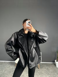 Aurora Siyah İçi Kürklü Ceket GausMONTGU002327