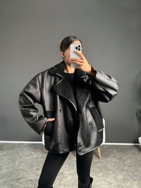 Aurora Siyah İçi Kürklü Ceket GausMONTGU002327