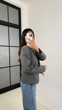 Gri Astarlı Vatkalı Düğme Detaylı Ceket GAUS-0097GAUSJacketsGAUS-0097