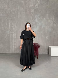 Barle Siyah Astarlı Pinterest Kırışık EtekGausETEKGU100848