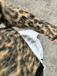 MD Leopar Desenli Örme Sakallı Premium HırkaGausHIRKAGU0090357