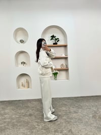 Romi Beyaz Fermuarlı Beyaz Çizgili TakımGausTAKIMGU00903515