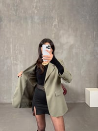 Lenora Haki Astarlı Blazer CeketGausCEKETGU100383